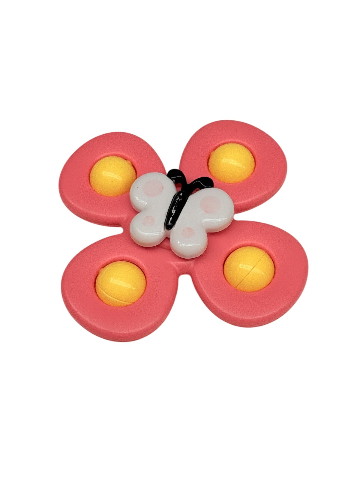 Pink Butterfly Fidget Spinner Pop Bubble Toy