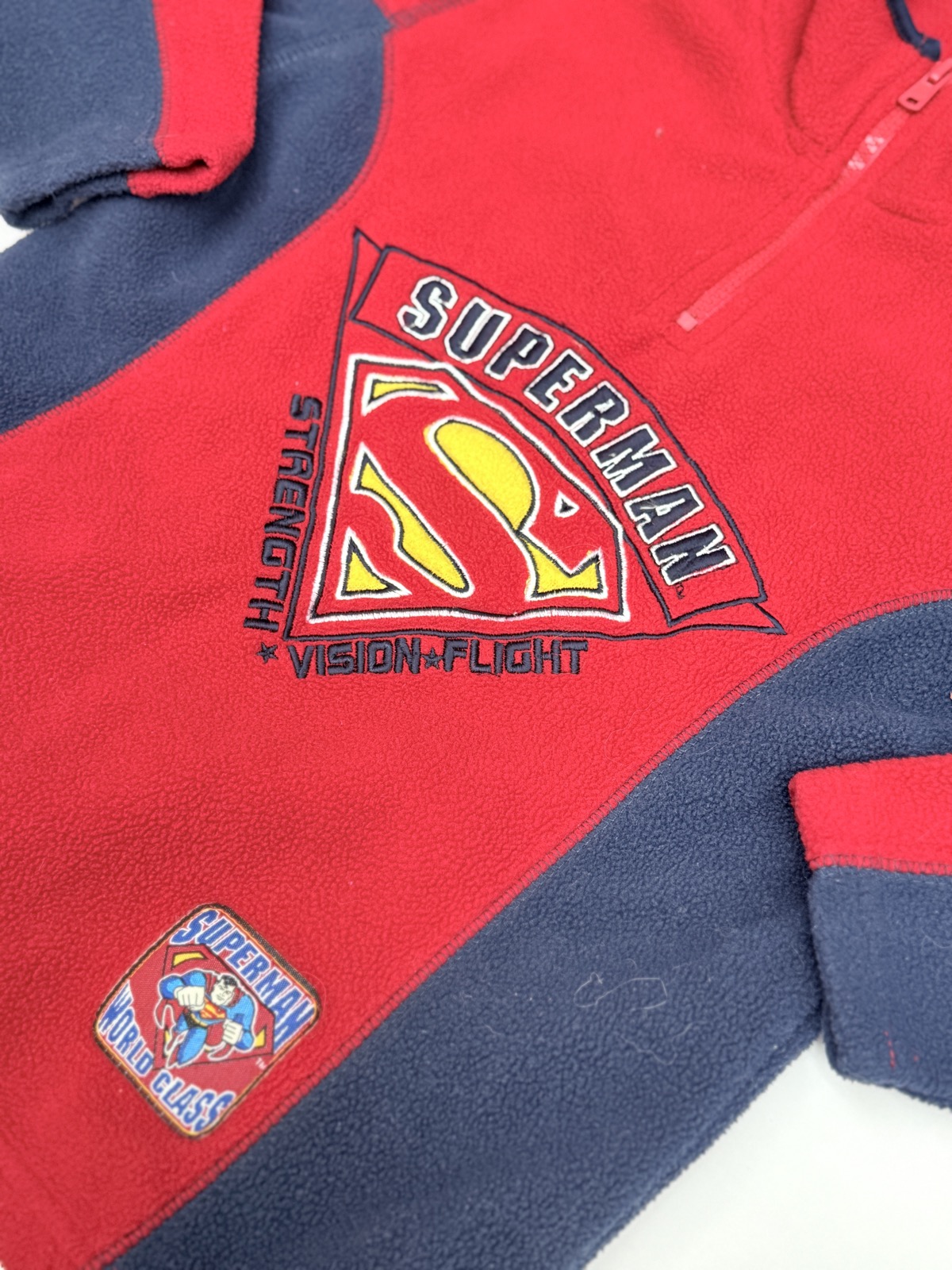 Superman World Class Fleece Quarter-Zip Size 4