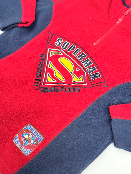 Superman World Class Fleece Quarter-Zip Size 4