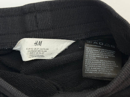 H&M Black Shorts 2T