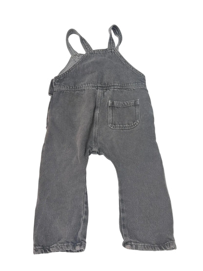 H&M Adorables Grey Denim Overalls 2T