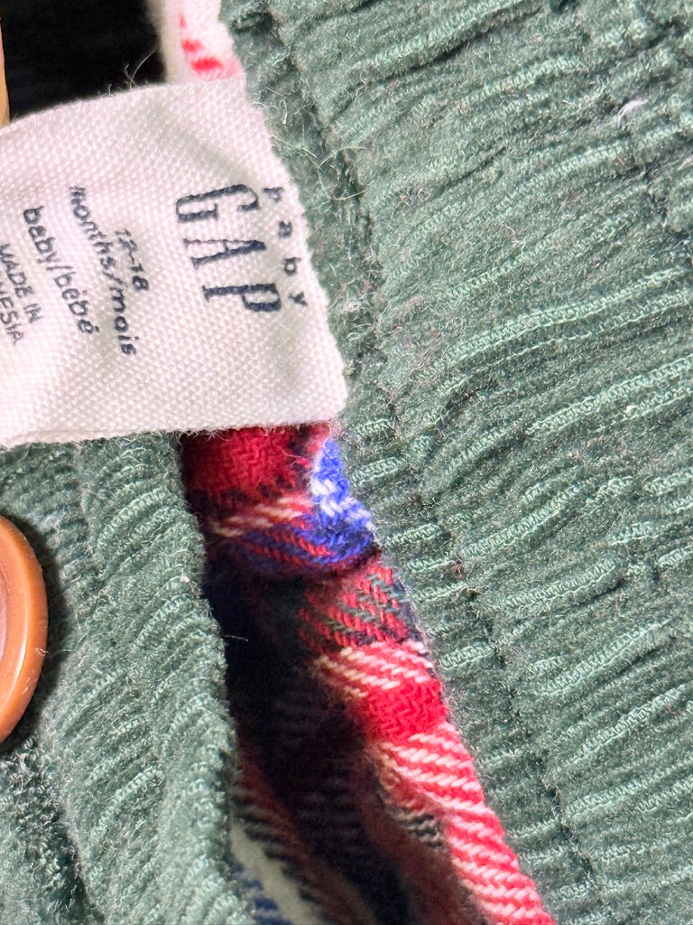 Baby Gap Lined Corduroy Pants 12-18m