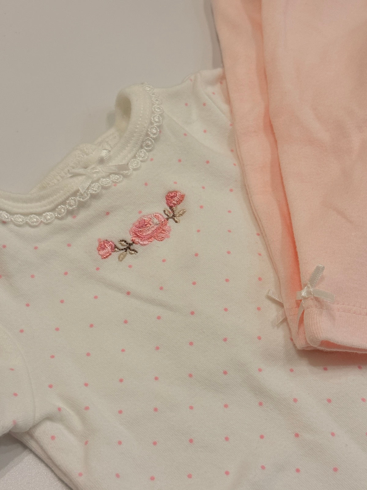 Little Me Floral Bodysuit & Pants Set Newborn