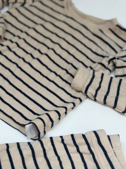 Petit Lemi Striped Pajama Set 18M