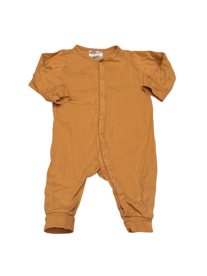 H&M Mustard Snap Romper 2-4M
