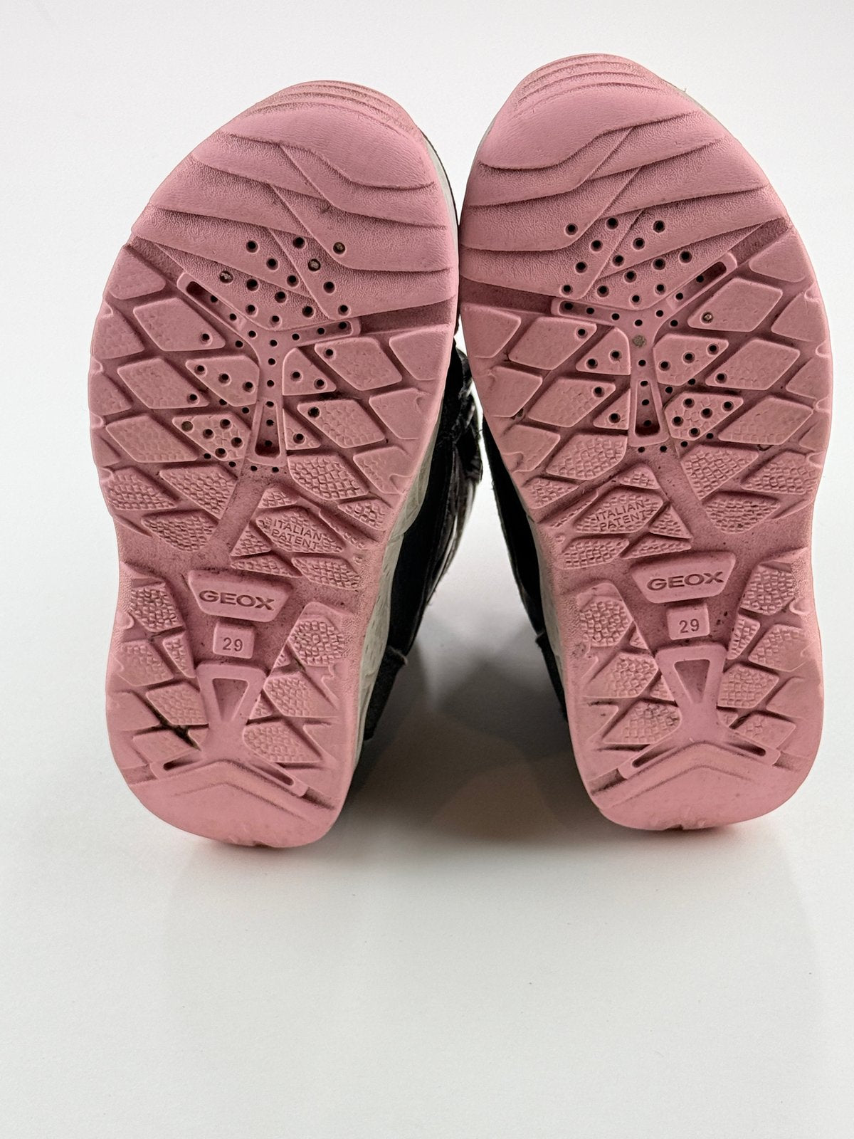 Geox Black Pink Waterproof Winter Boots US11.5