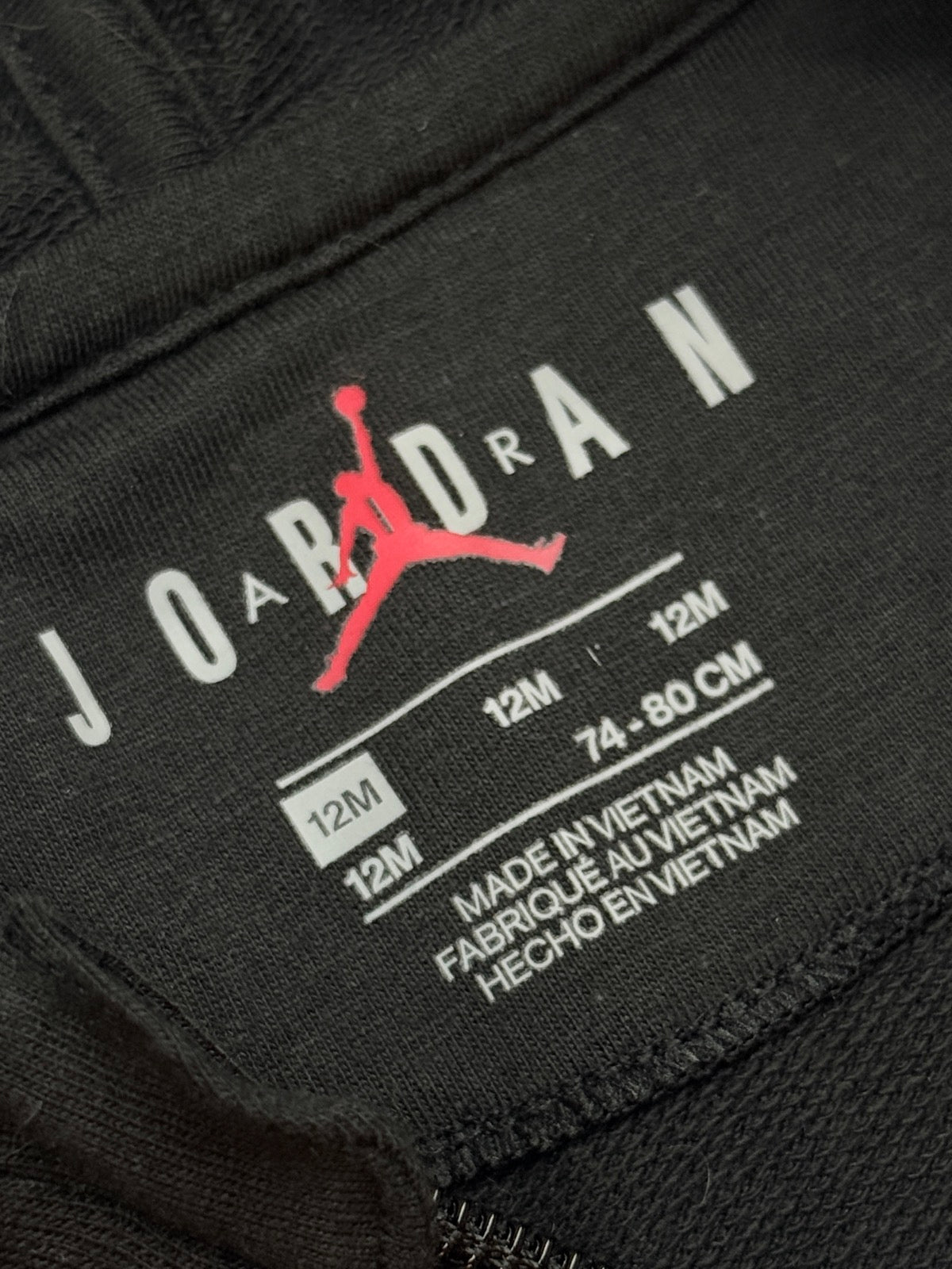 Jordan Jumpman Hooded Romper 12M