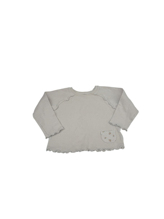 Easy-Peasy Waffle Knit Top 2T