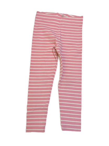 Boden Pink Stripe Leggings 4-5Y