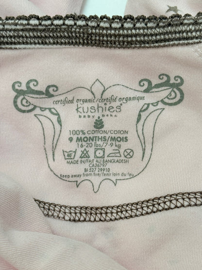 Kushies Pink Star Print Sleeper 9M