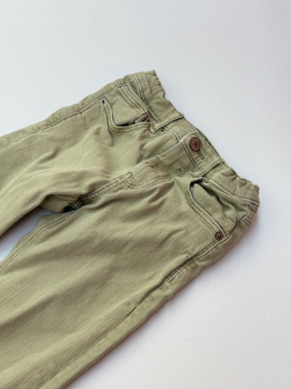 Zara Sage Green Jeans Size 6
