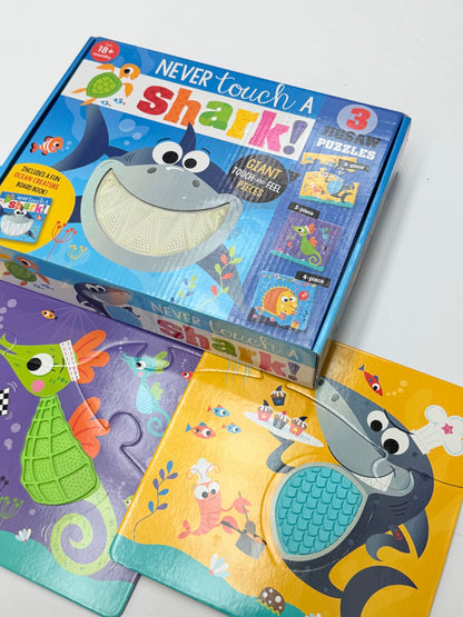 Never Touch a Shark Jigsaw Puzzle Set