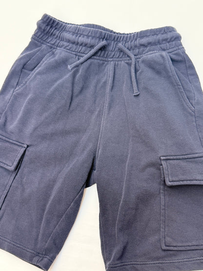 H&M Navy Cargo Shorts Size 7-8Y