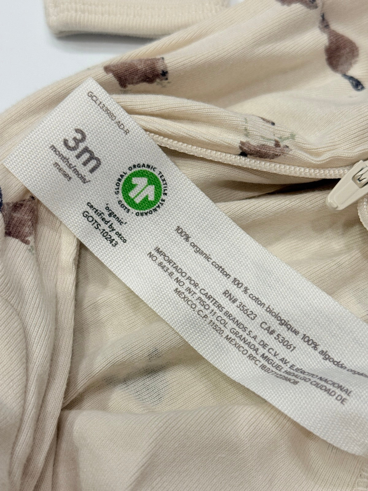 Little Planet by Carter's Beaver Sleeper 3M