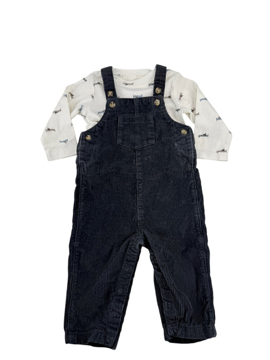 Carter's Child of Mine Airplane Overalls Set 12M
