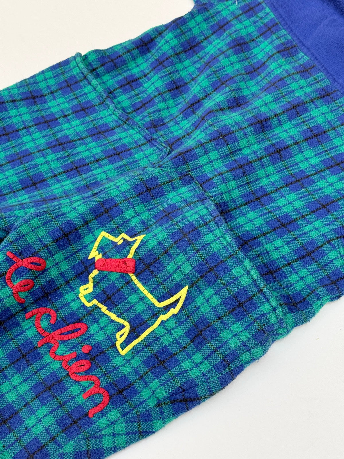 Vintage Ma Divine Clémentine Plaid Romper 12m