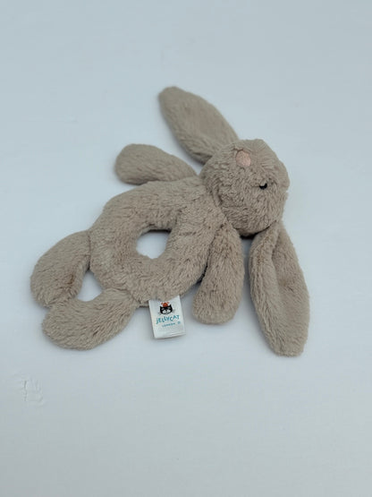 Jellycat Bashful Beige Bunny Ring Rattle