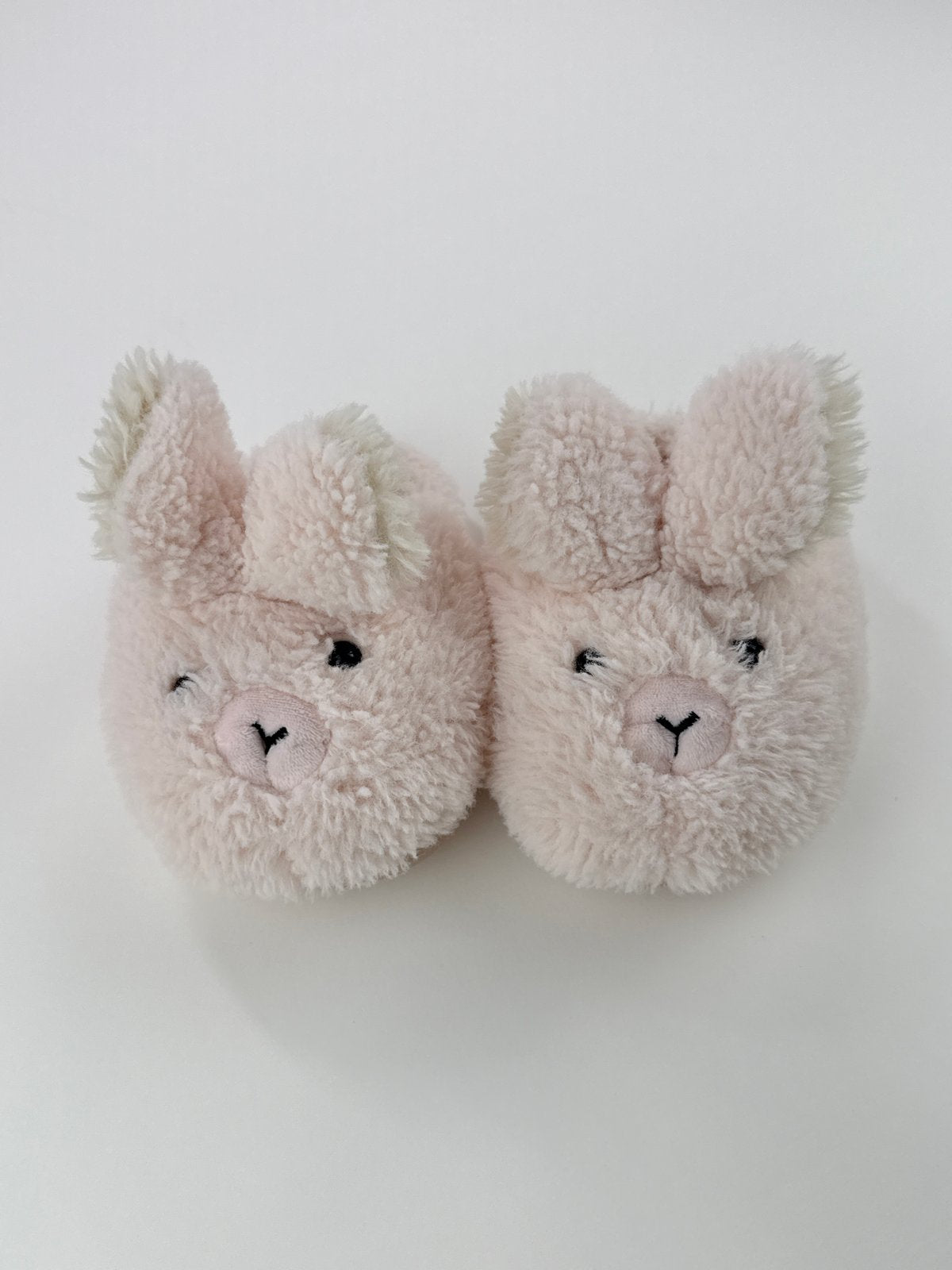 Pink Fuzzy Bunny Slippers US9
