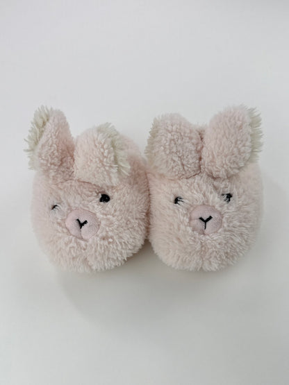 Pink Fuzzy Bunny Slippers US9