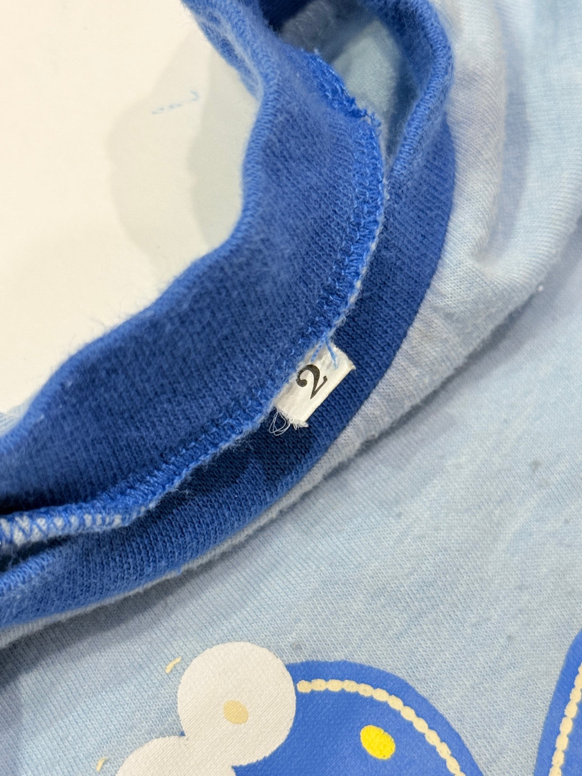 Blue Dinosaur Graphic Tee Size 2