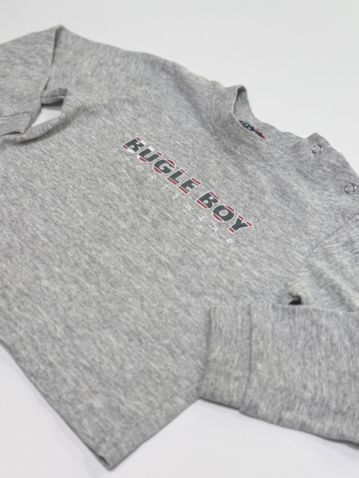 Vintage Bugle Boy Sportswear Gray Shirt 2T