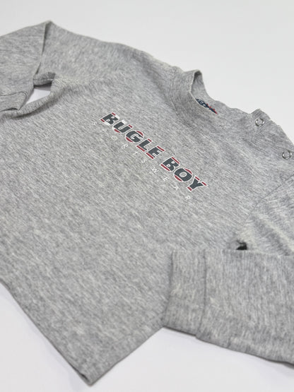 Vintage Bugle Boy Sportswear Gray Shirt 2T
