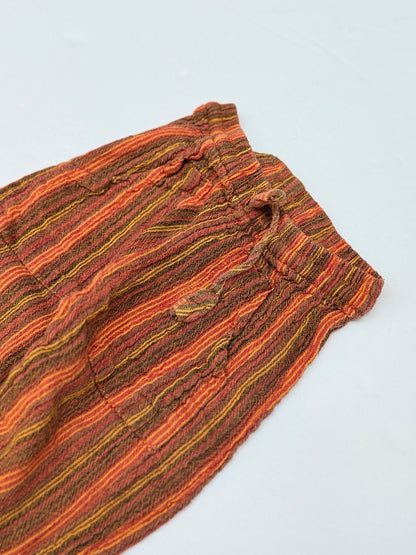 Striped Cotton Drawstring Pants Size 12m