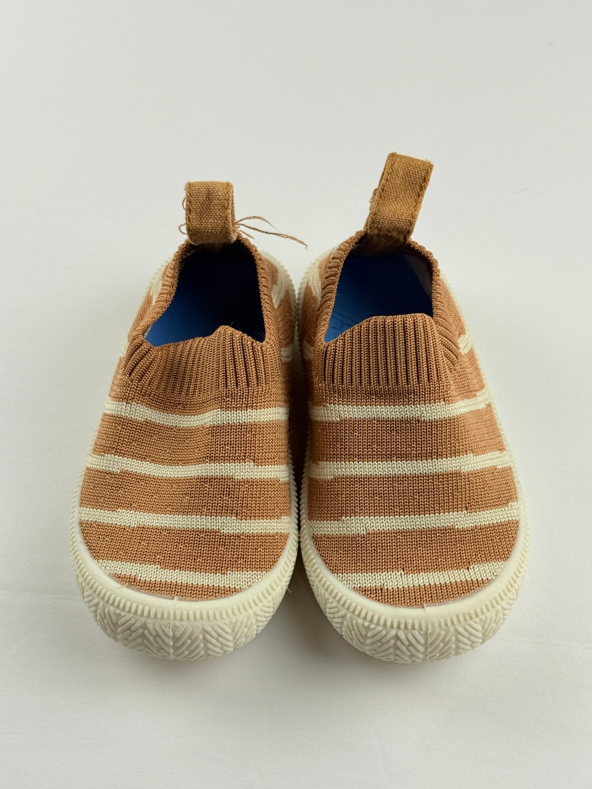 Jan & Jul Striped Knit Slip-On Shoes Size 5