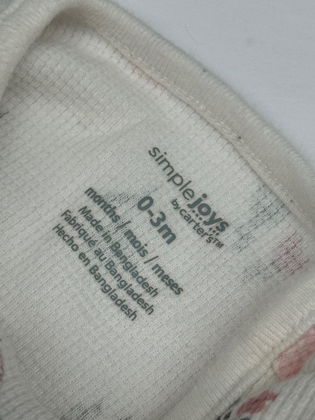 Simple Joys by Carter's Floral Footed Sleeper 0-3m