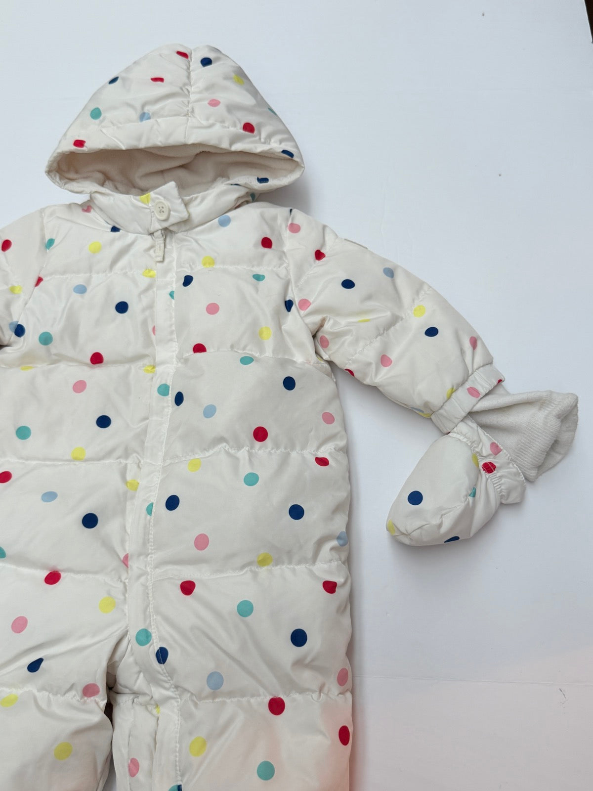 Baby Gap Polka Dot Snowsuit 12-18M
