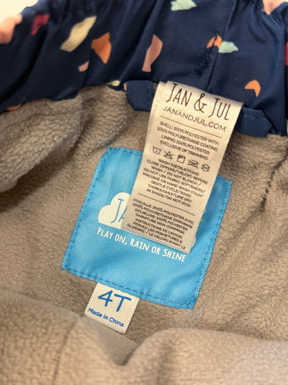 Jan & Jul Splash Rain Pants 4T