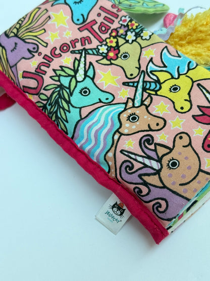 Anne Wilkinson Jellycat Unicorn Tails Fabric Book