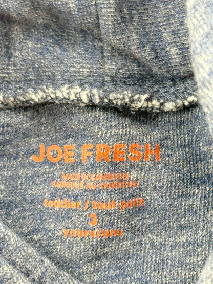 Joe Fresh Blue Shawl Collar Sweatshirt 3T