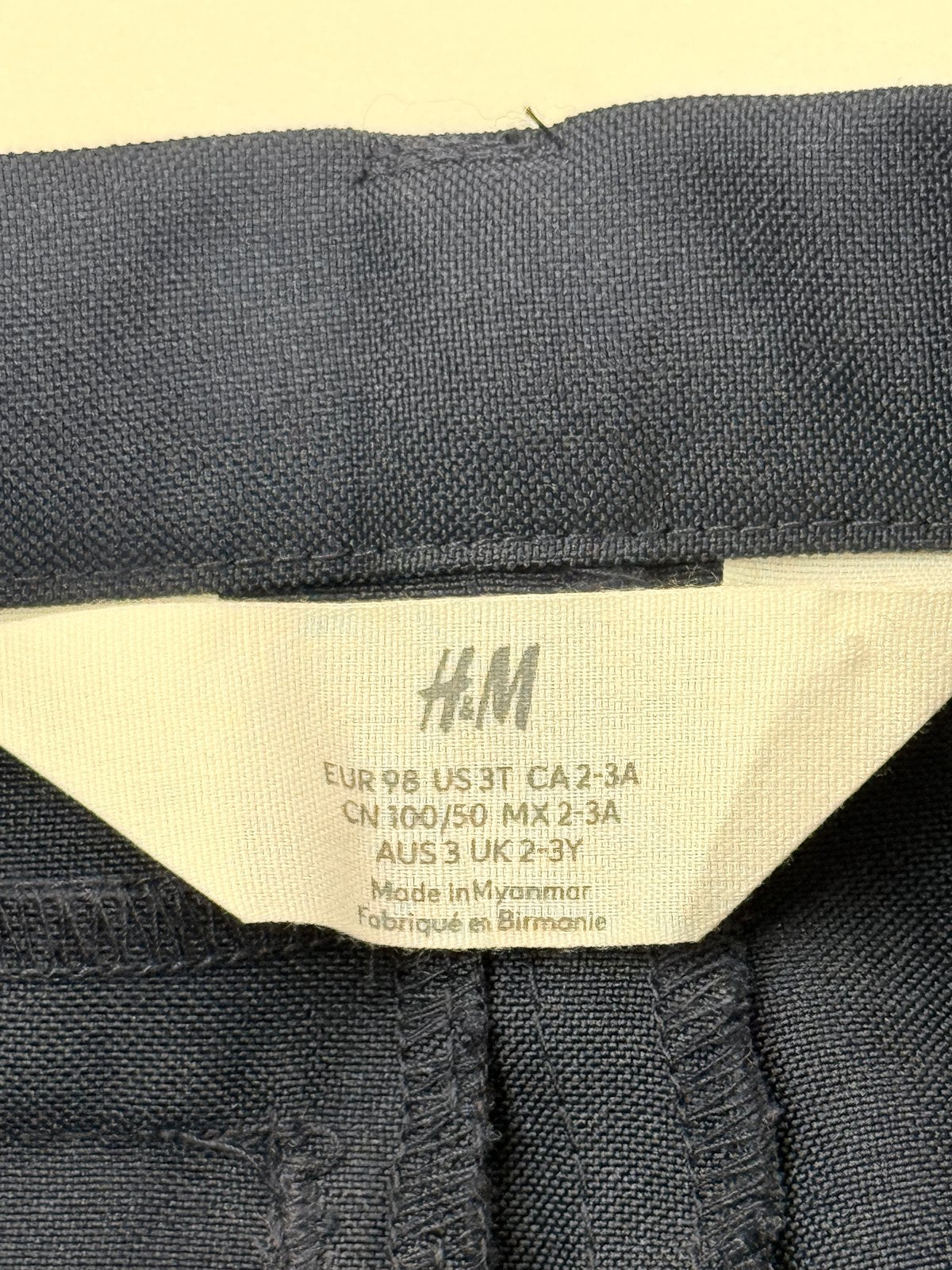 H&M Navy Dress Pants Size 2-3Y