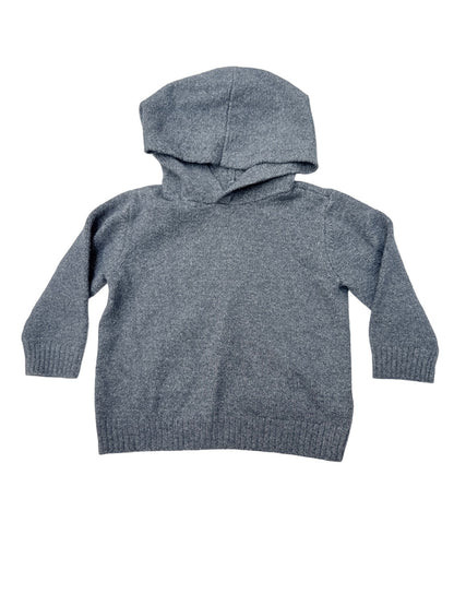 Old Navy Gray Hooded Sweater 12-18M
