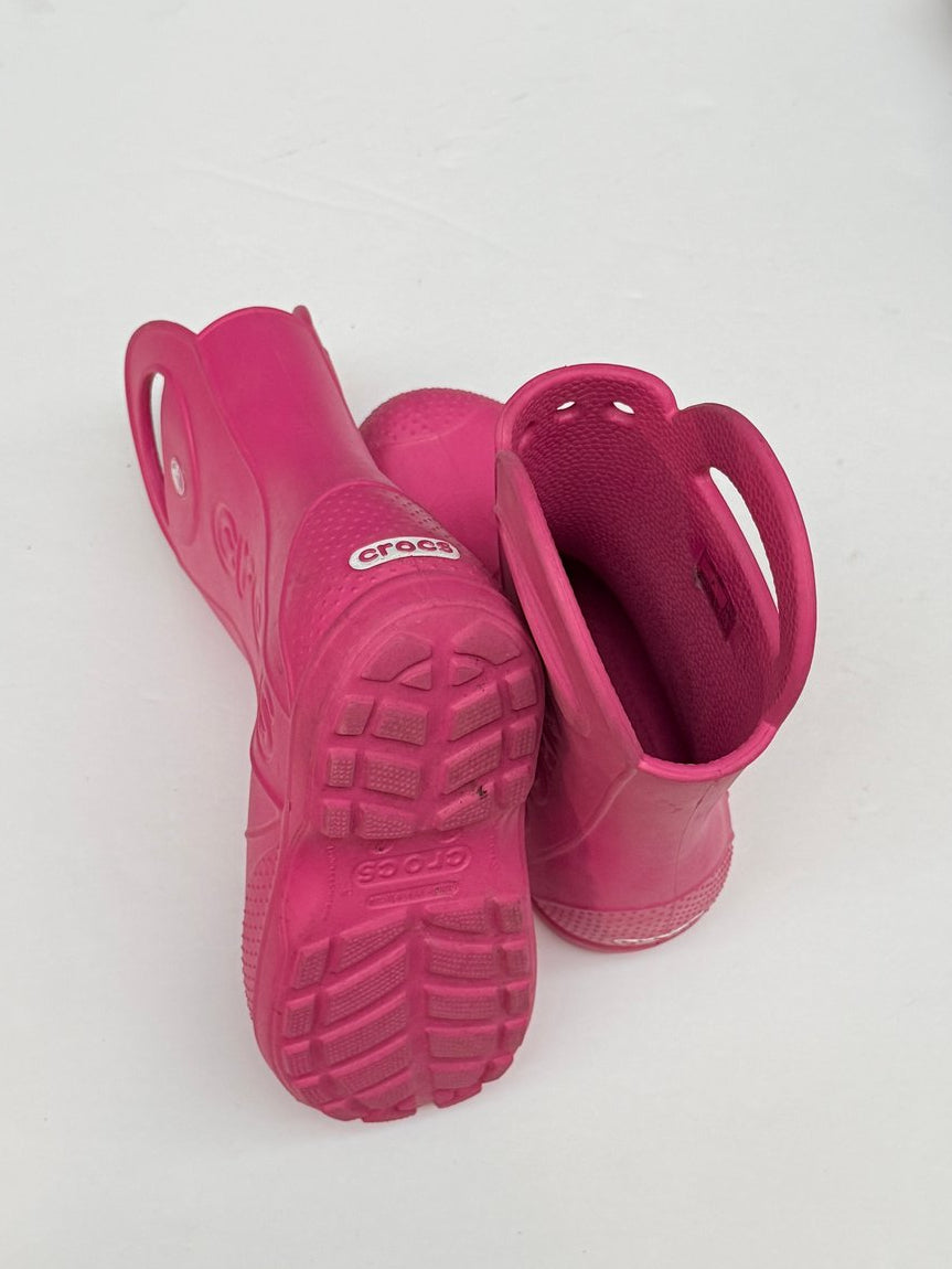 Crocs Handle It Pink Rain Boots