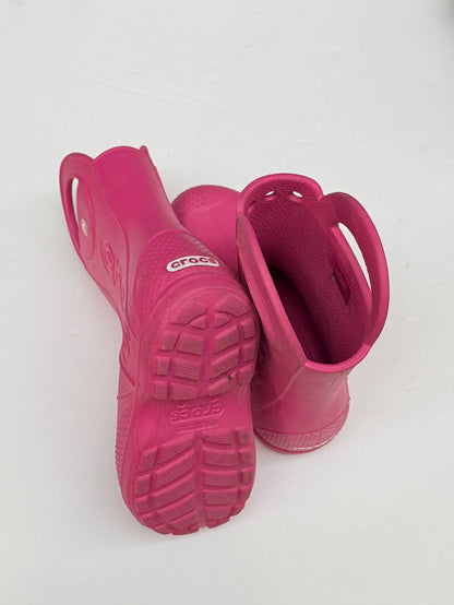 Crocs Handle It Pink Rain Boots