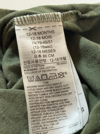 Baby Gap Camo Bodysuit 12-18 Months