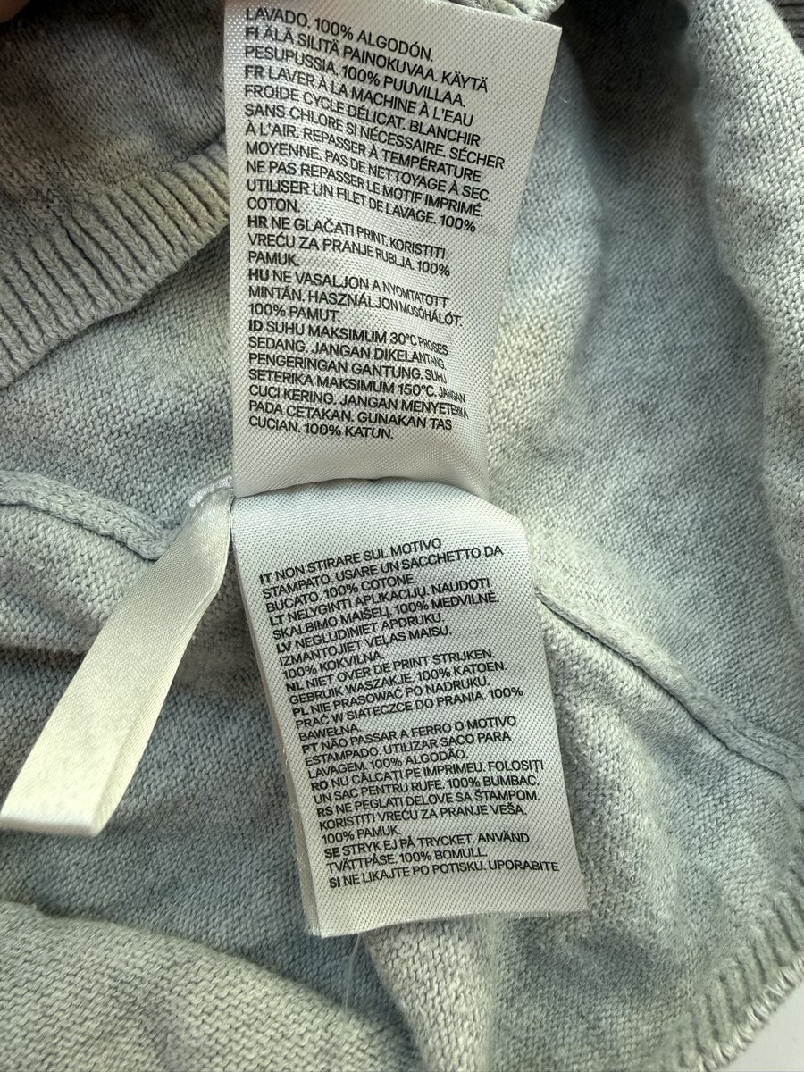 H&M Gray Unicorn Knit Sweater Size 6-8Y