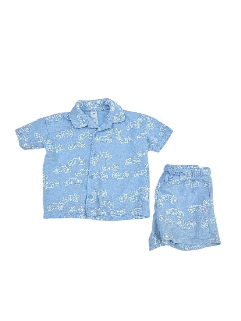 H&M Bicycle Print Pajama Set 2T
