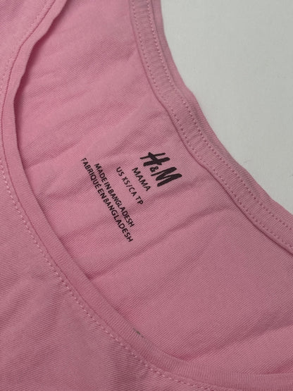 H&M Mama Pink T-Shirt Dress XS