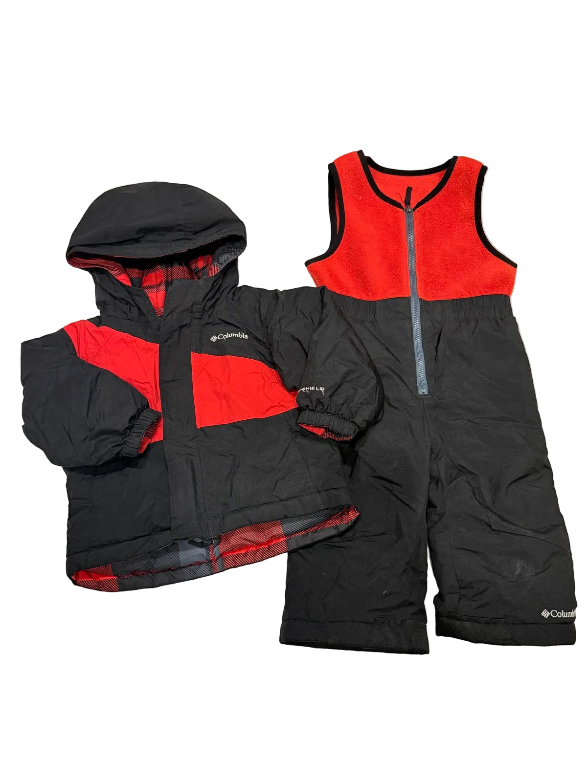 Columbia Snow Set Reversible Jacket Bib Pants 24M