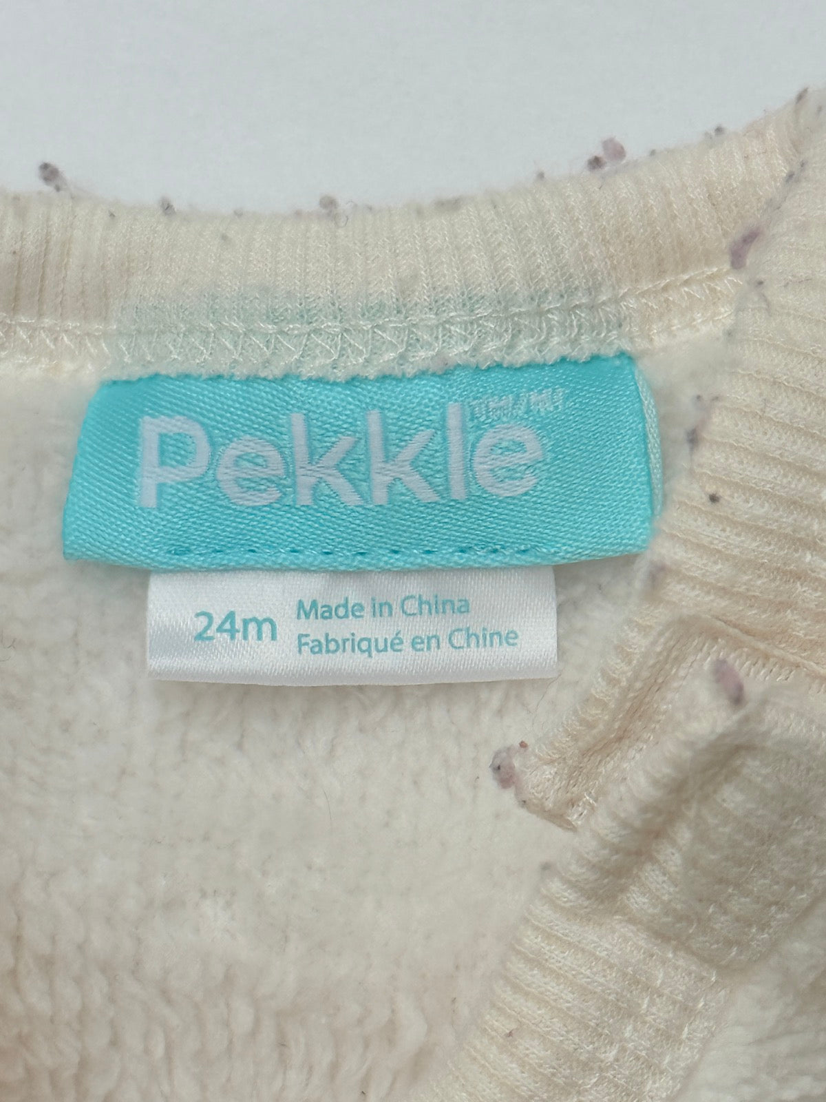 Pekkle Coffee Donut Fleece Sweatshirt 24M