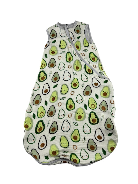 Loulou Lollipop Avocado Muslin Sleep Sack 3-12M