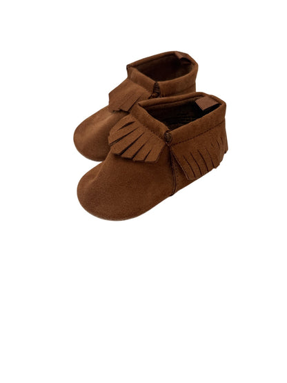 Old Navy Cognac Moc Boot Moccasins 6-12M