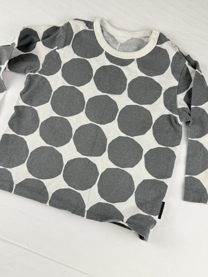 Marimekko Gray Dot Long Sleeve T-Shirt