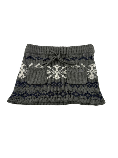 Mexx Gray Snowflake Knit Skirt Size 5-6