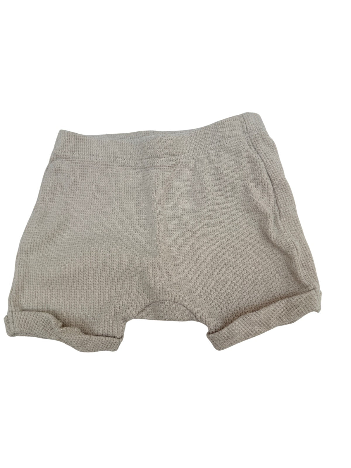 H&M Waffle Knit Cuffed Shorts 0-1M