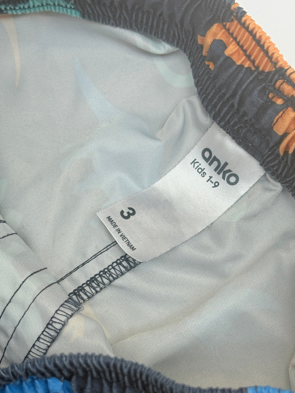 Anko Dinosaur Swim Shorts Size 3