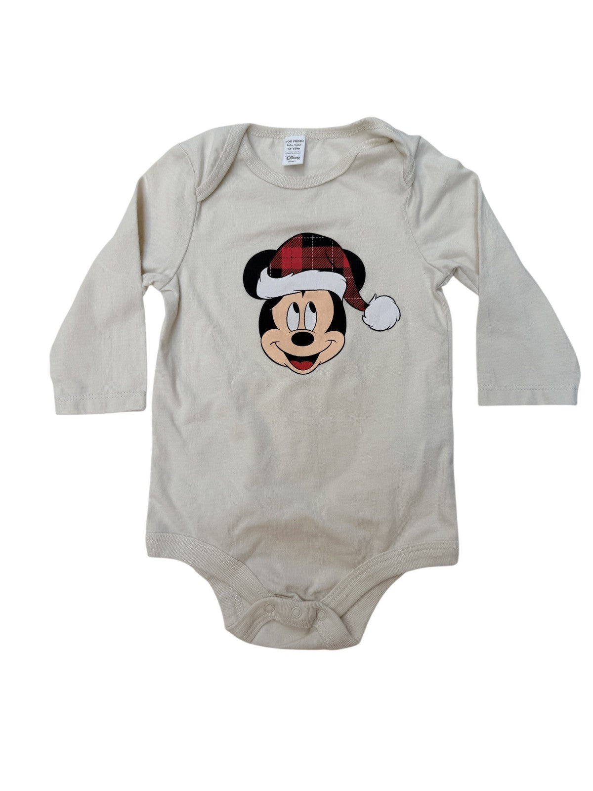 Joe Fresh Disney Mickey Mouse Bodysuit 12-18M